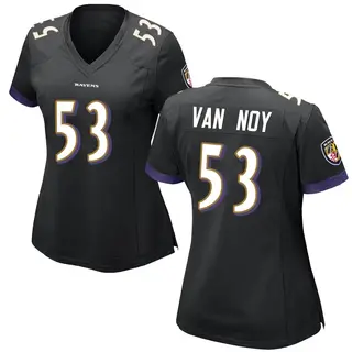 Game Women's Kyle Van Noy Baltimore Ravens Nike Jersey - Black