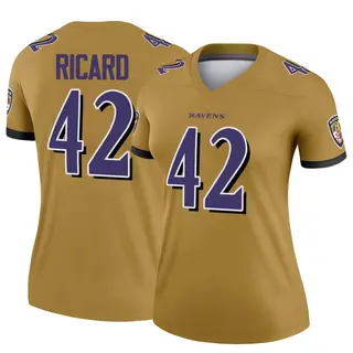 Women's Nike Patrick Ricard Purple Baltimore Ravens Game Jersey 