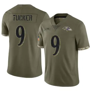 Limited Men's Justin Tucker Black Alternate Jersey - #9 Football Baltimore  Ravens 100th Season Vapor Untouchable Size 40/M