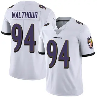 Limited Men's Tramel Walthour Baltimore Ravens Nike Vapor Untouchable Jersey - White