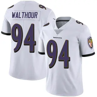 Limited Youth Tramel Walthour Baltimore Ravens Nike Vapor Untouchable Jersey - White